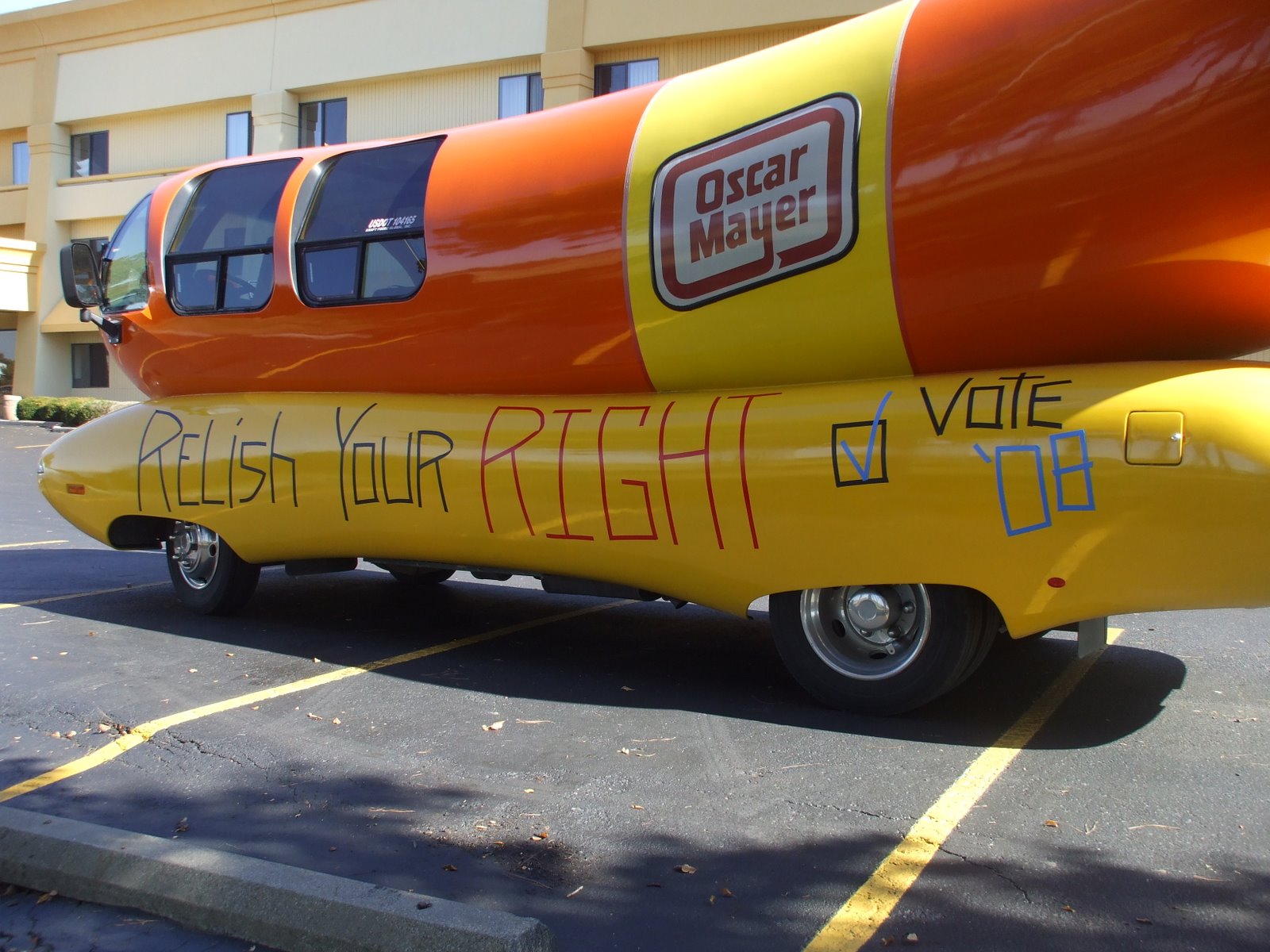 Live from the Wienermobile: Relish Your Vote