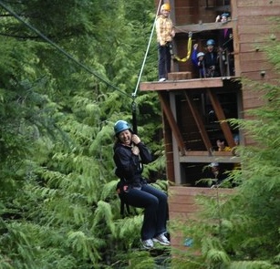 High on Ketchikan, Alaska: Zip-lining Through the Wilderness