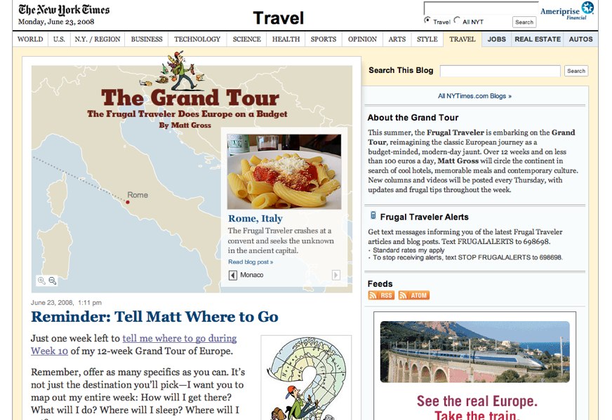 Pitching 101: How to Write for the New York Times InTransit blog